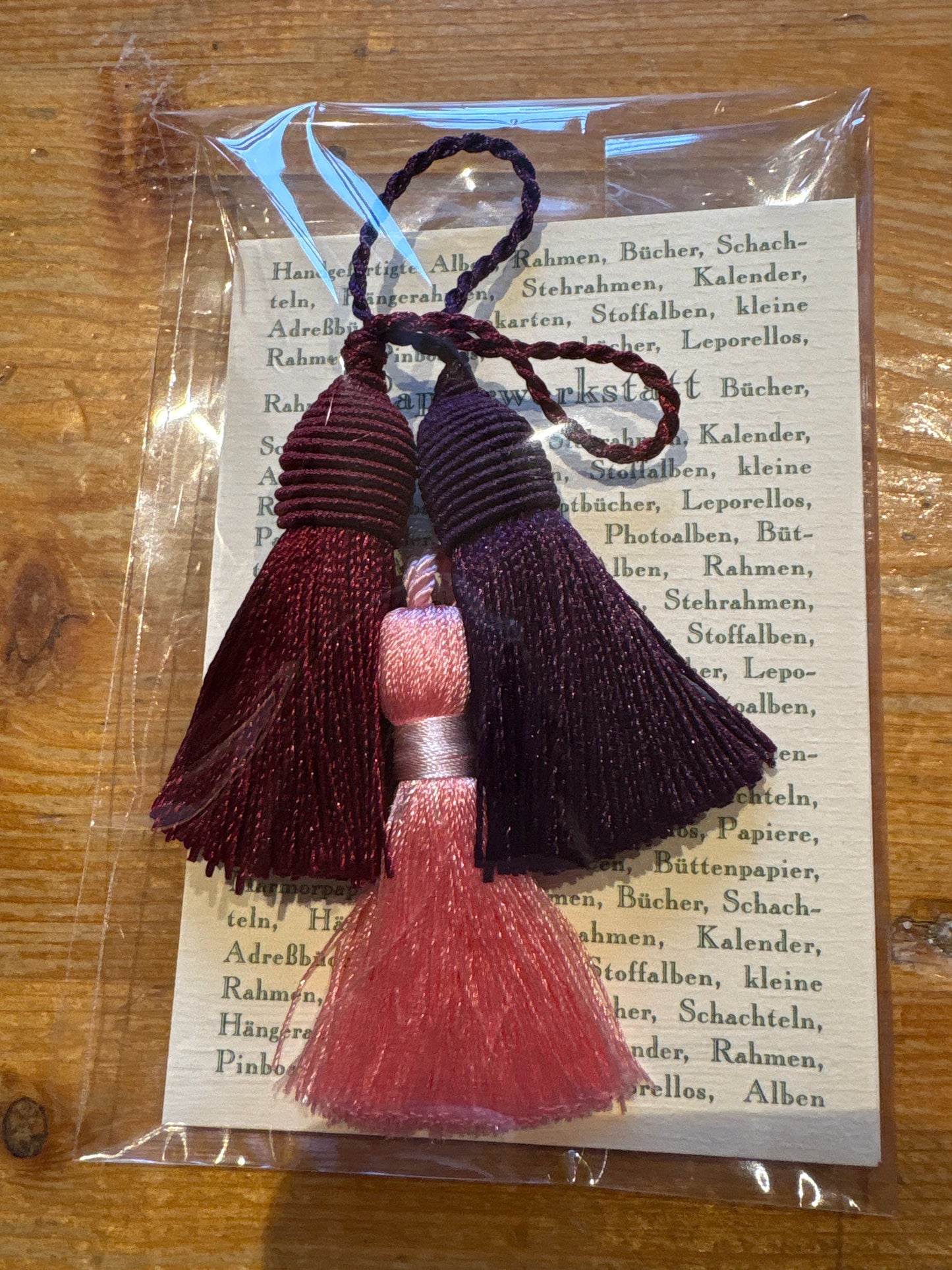 Quasten Set rosa Mix