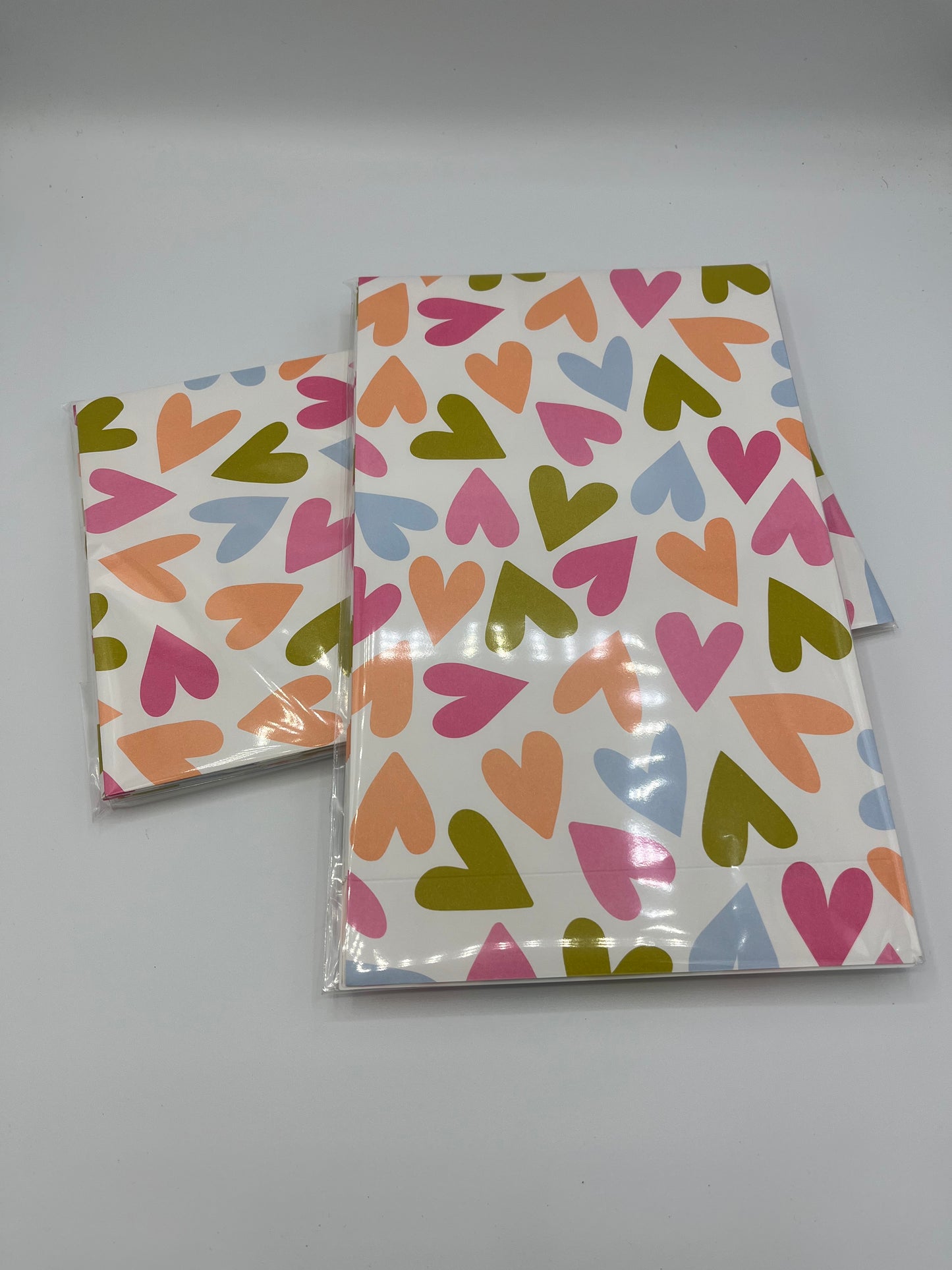 5 Herztüten,Tüten mit Boden A5