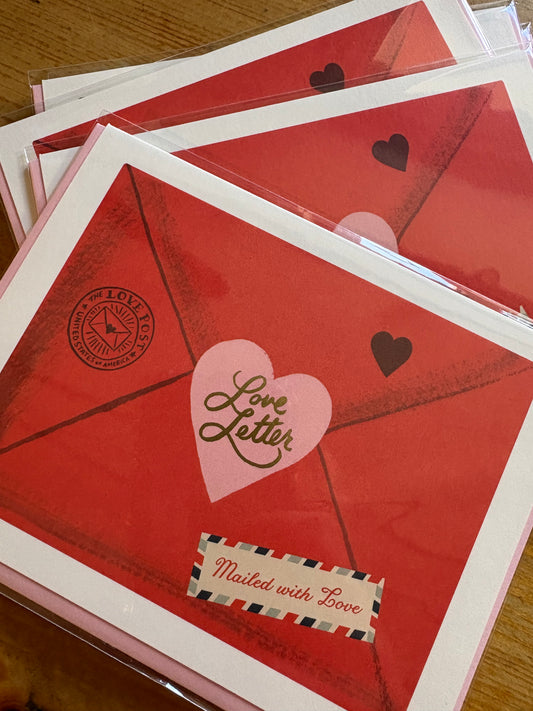 Happy Valentine‘s Day Herz Karte