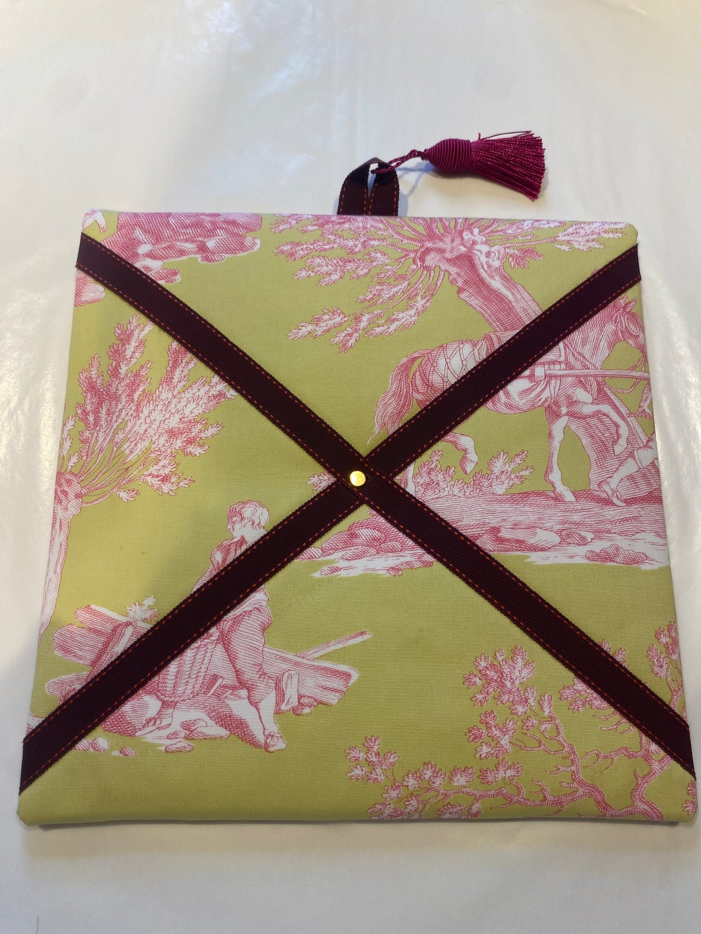 Zettelboard Toile de Jouy , Quadrat