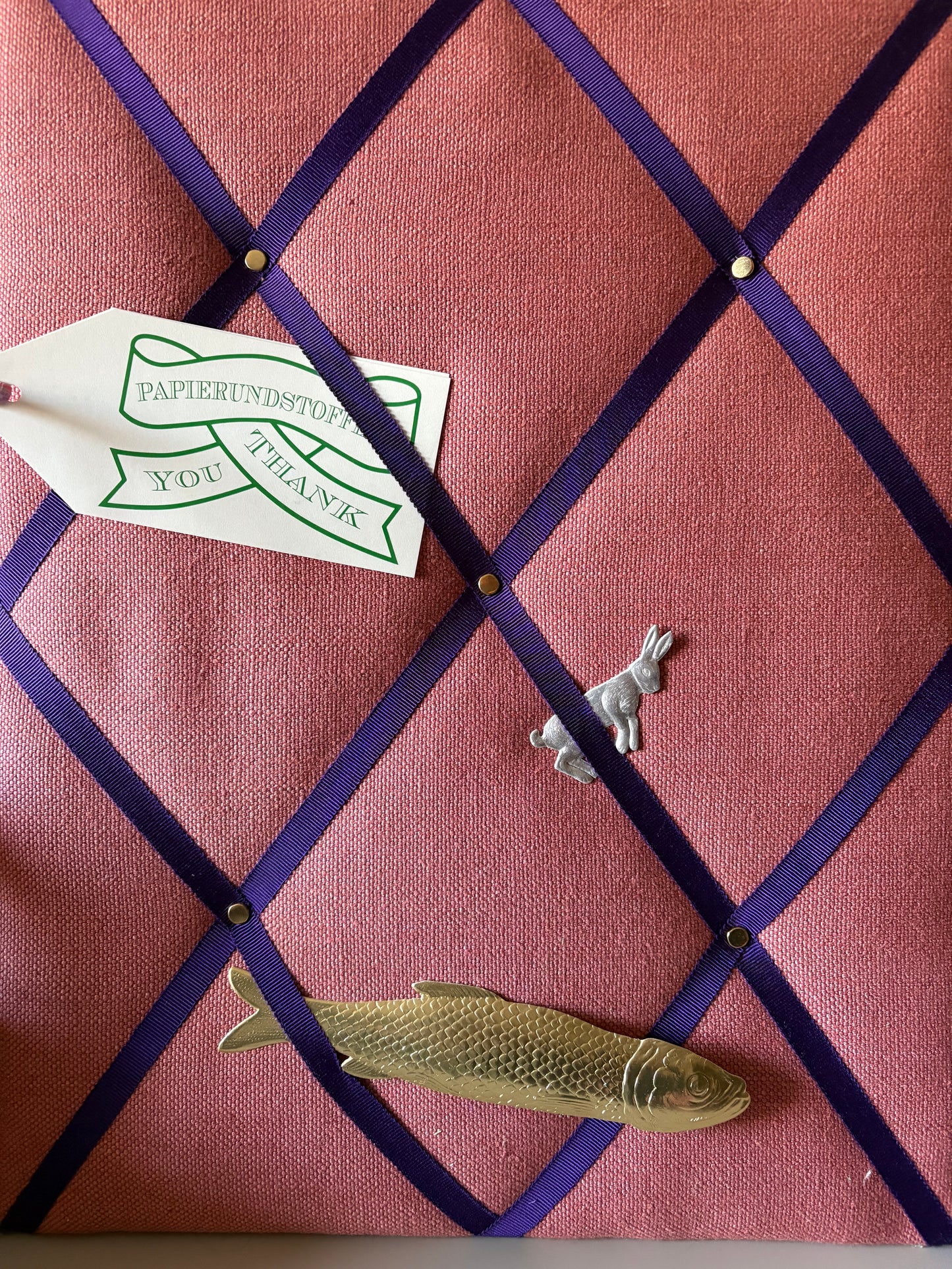 Memoboard,Pinboard, hochkant,35 auf 35 cm, Uni