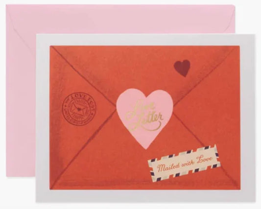 Happy Valentine‘s Day Herz Karte