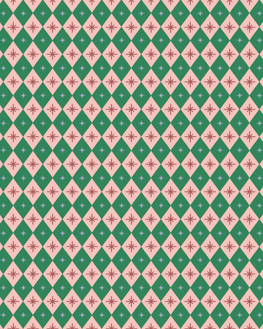 Tüten,Grafik grün A5, Set 5 Stk