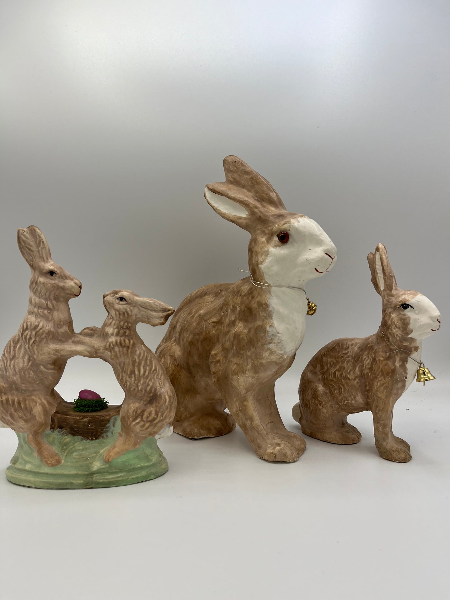 🐇Pappmaché Hasenpaar🐇