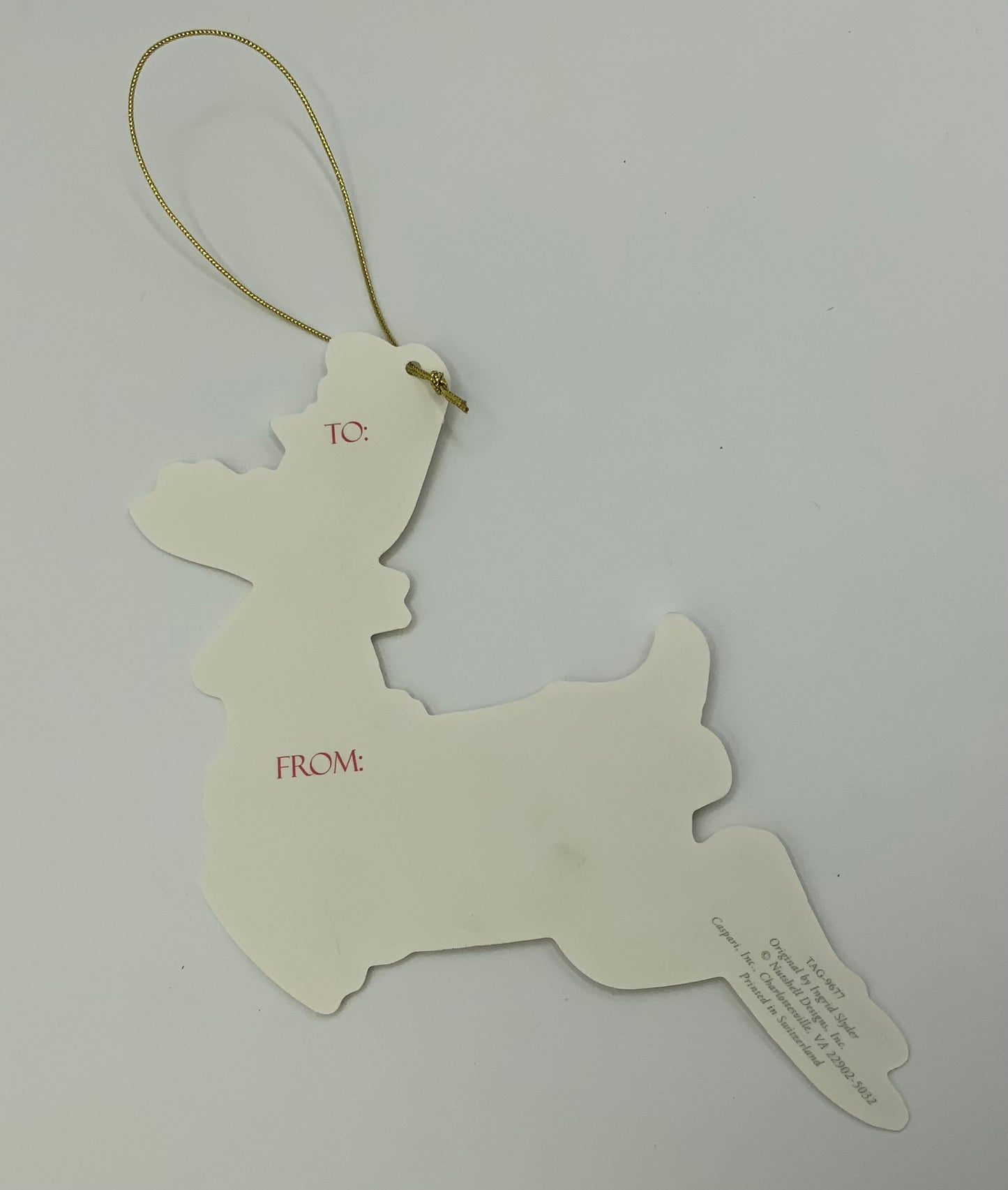 Geschenkanhänger Hirsch