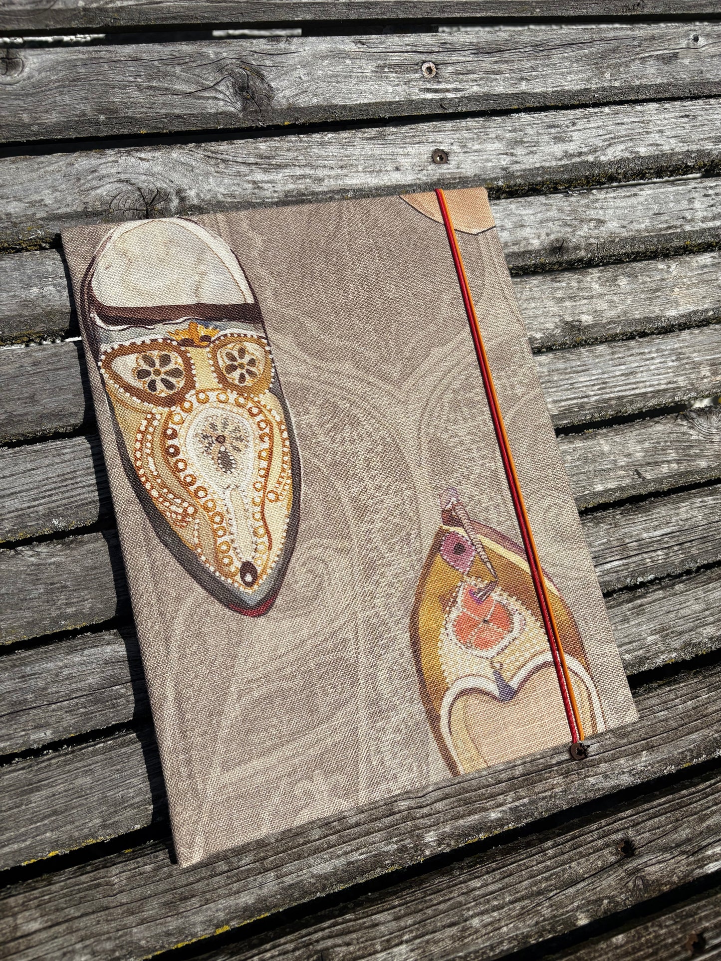 Mulberry Pantoufle Mappen A4,beige