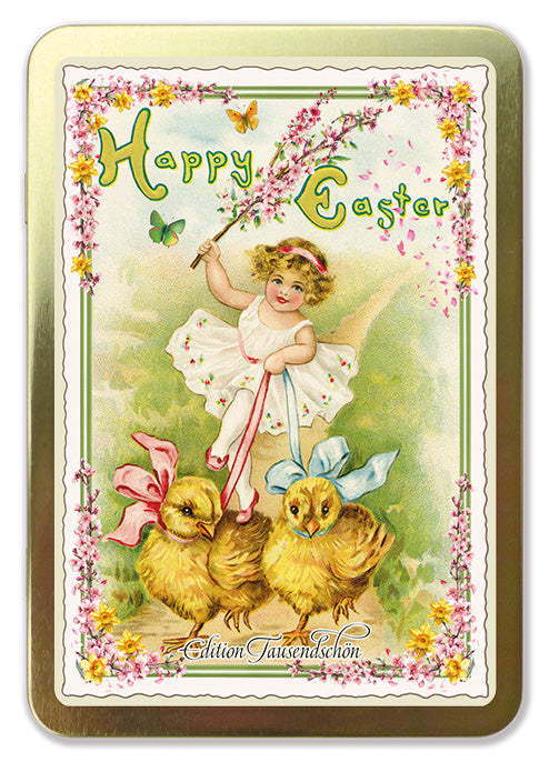 Goldene Postkarten Box Ostern 2