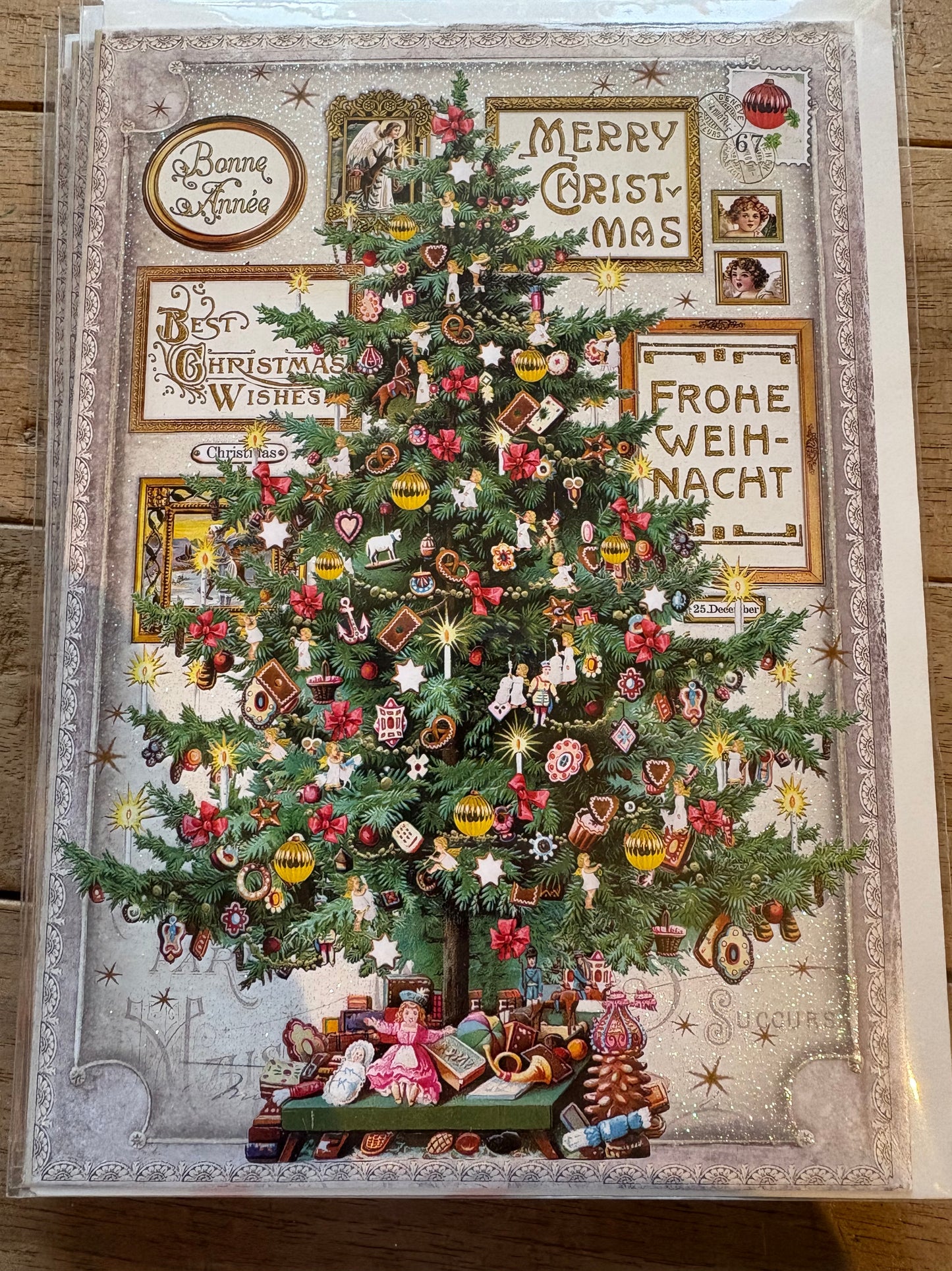 Weihnachtsbaum Karte Noel