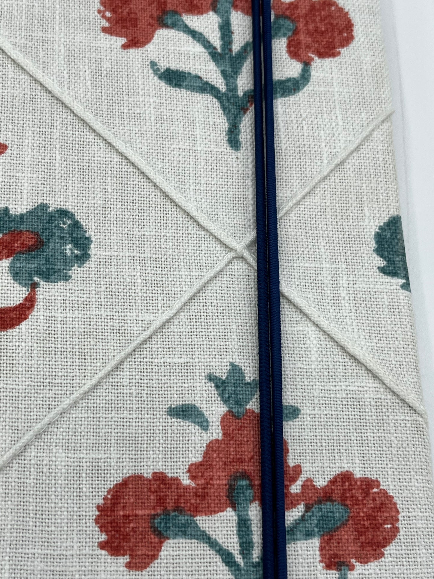 Handgedruckte Blumen Mappe