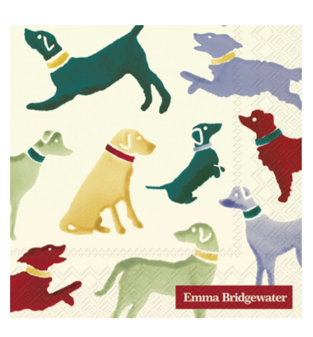 Emma Bridgewater, Hundeschar Cocktail Servietten