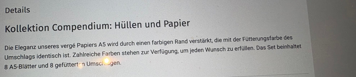 Briefpapier Set -Schreib mal wieder ♥️