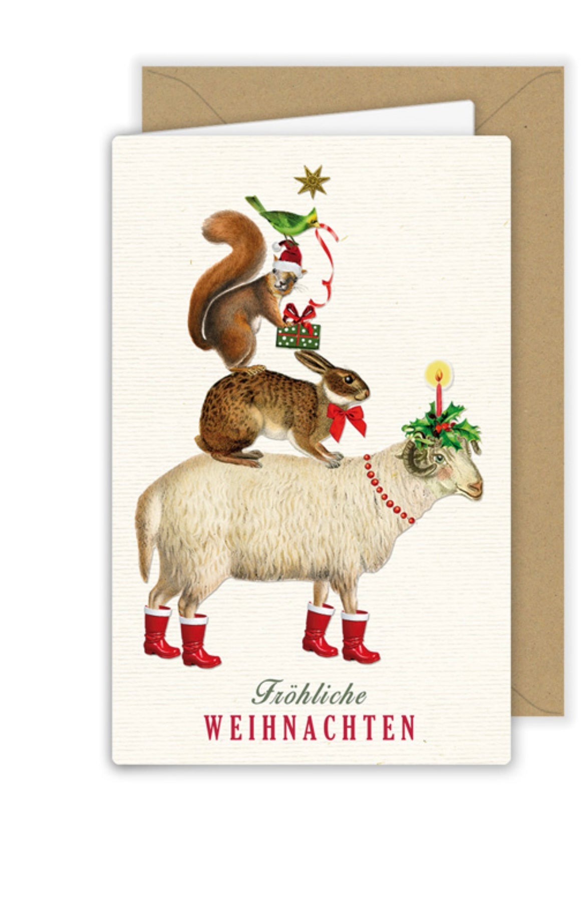 Fröhliche Weihnachten Kärtchen