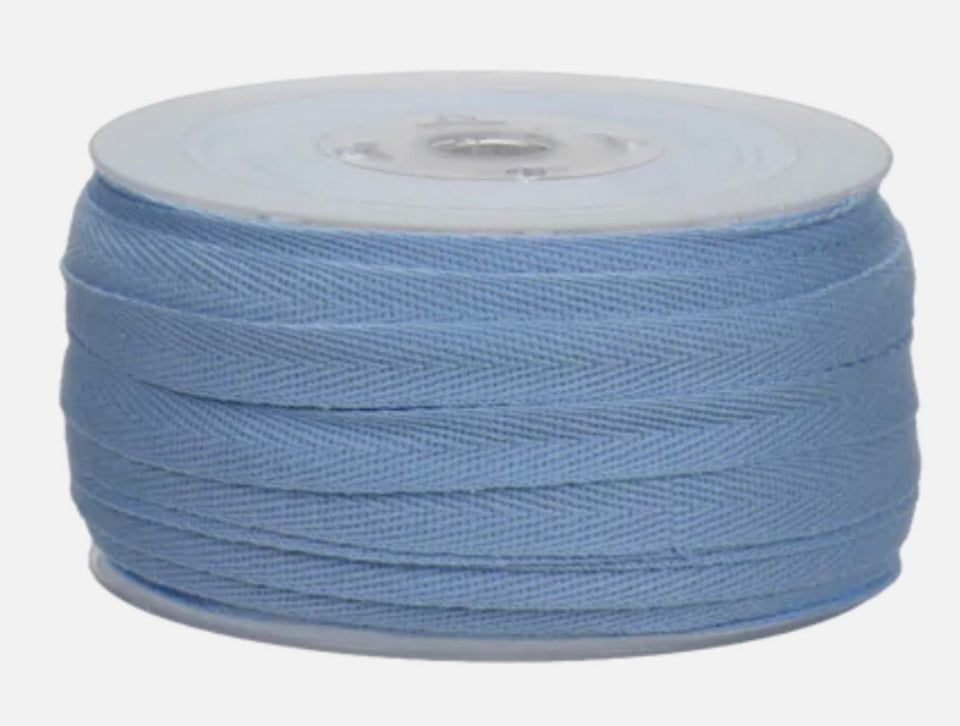 Baumwollband, Fischgrät,1 cm breit,2m im Set