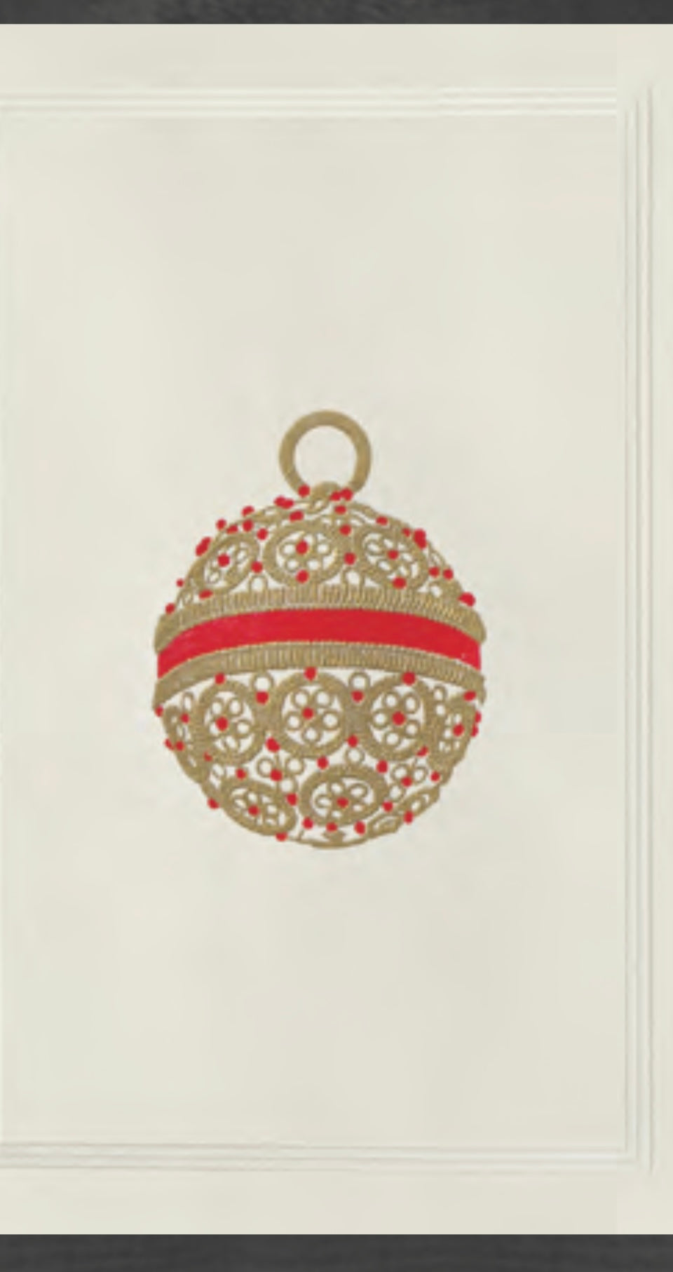 Stahlstichkarte Schelle