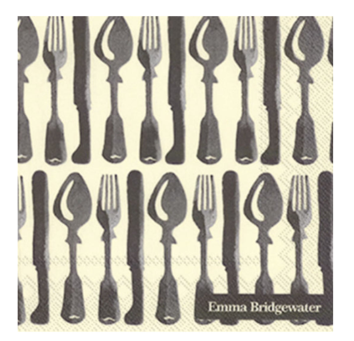 Emma Bridgewater, Löffel, Gabel, Messer Cocktail Servietten