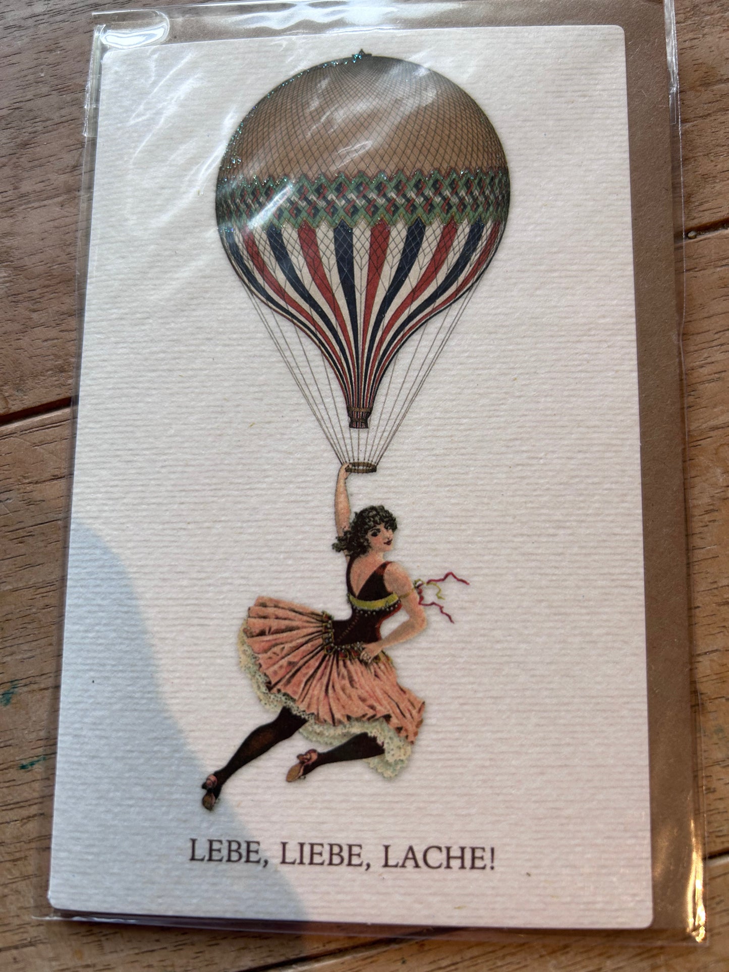 Lebe, Liebe, Lache Kärtchen