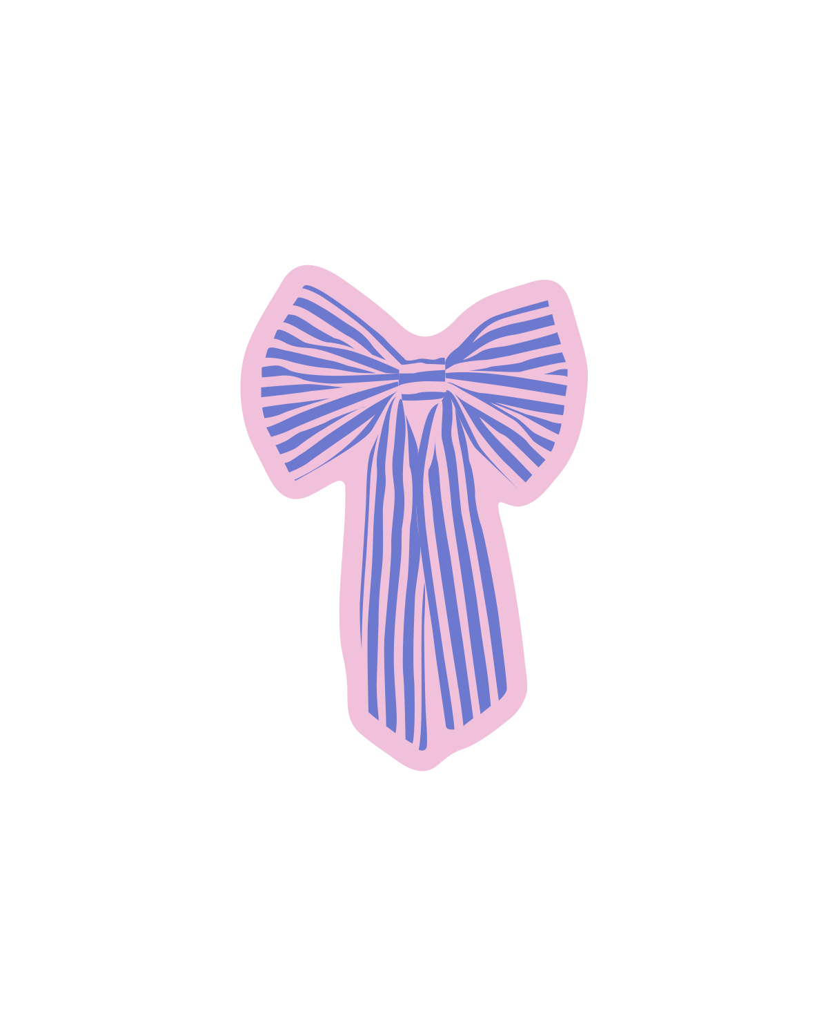 🐇Sticker Schleife Mix, pro Farbe 10 Stk, Set 30 Aufkleber🐇