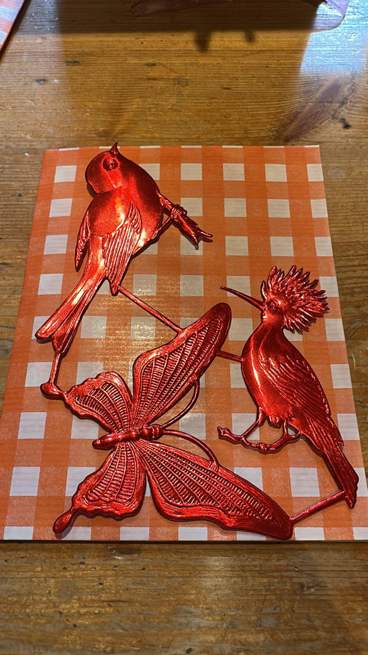 Rotes Vogelset