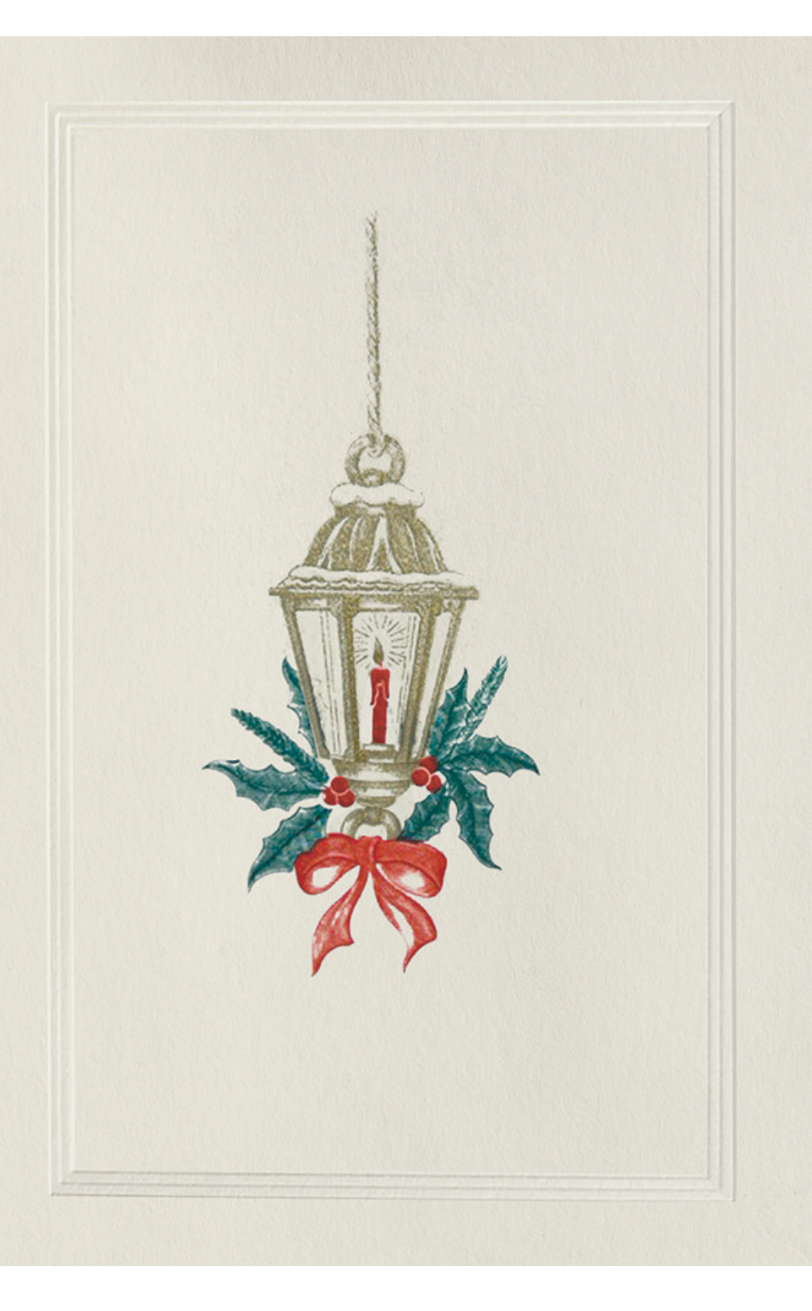 Laterne Stahlstichkarte