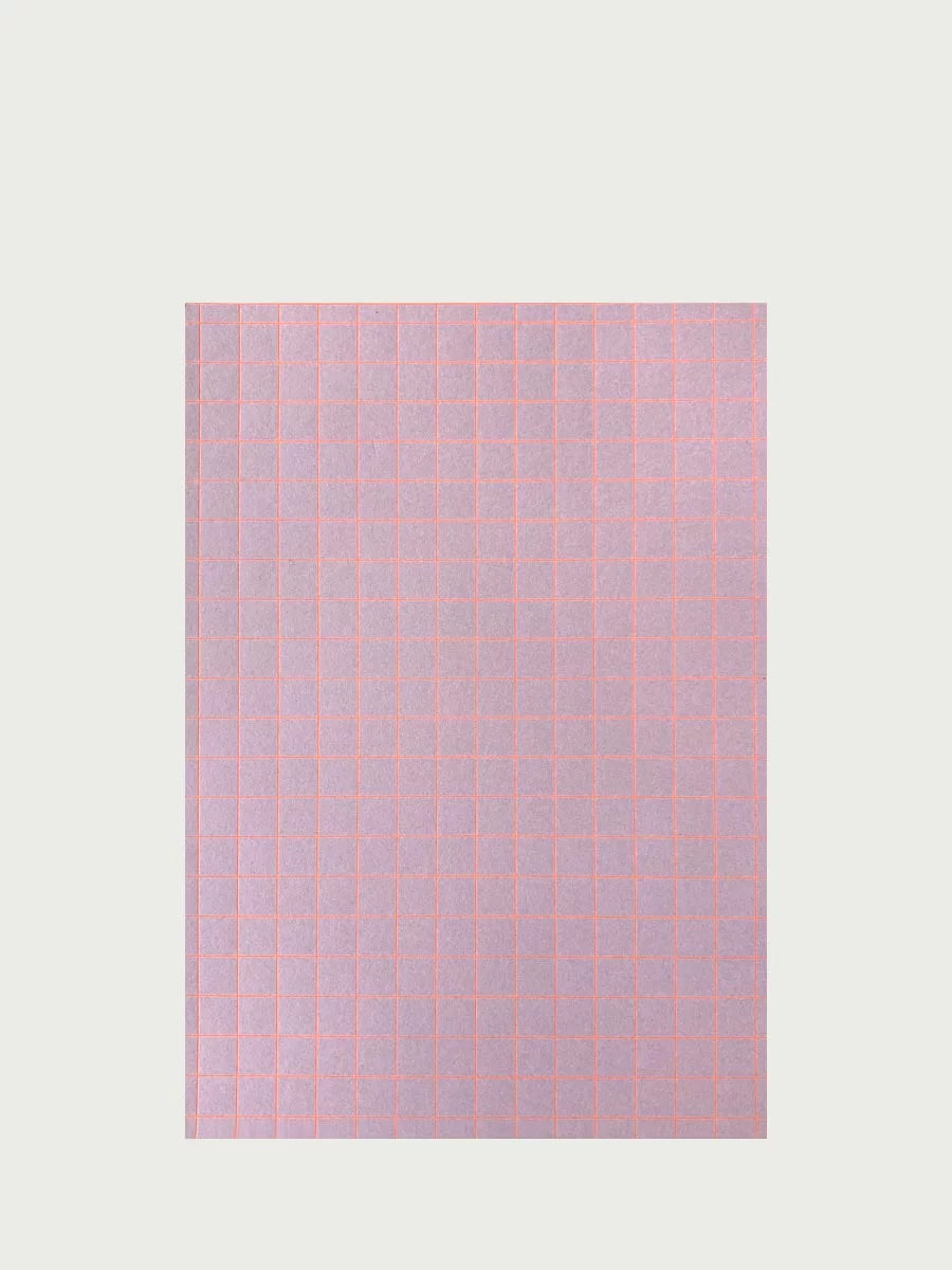 Karoblock flieder/orange