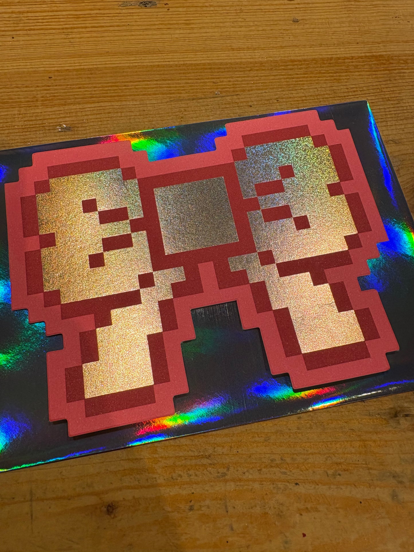 Schleifen Karte mit Umschlag, perfekt für charmante Geldgeschenke.