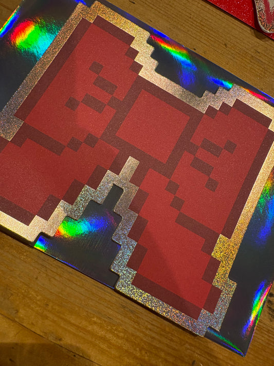 Schleifen Karte mit Umschlag, perfekt für charmante Geldgeschenke.