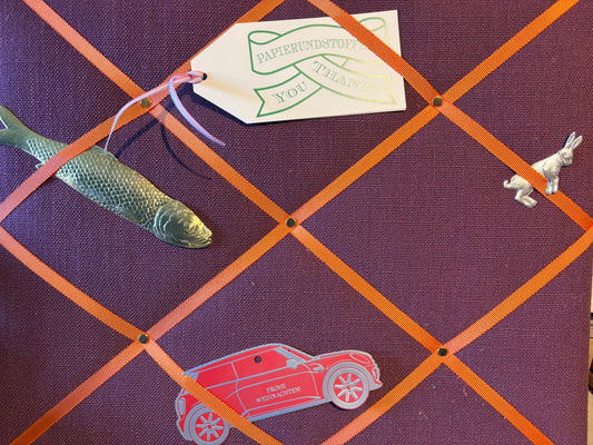 Memoboard,Pinboard, 45 auf 35 cm, Quer Uni