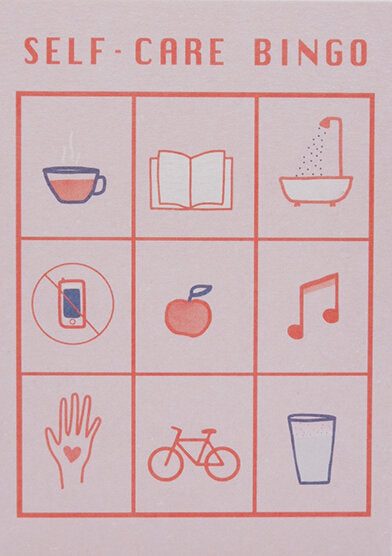 Self Care Bingo Karte