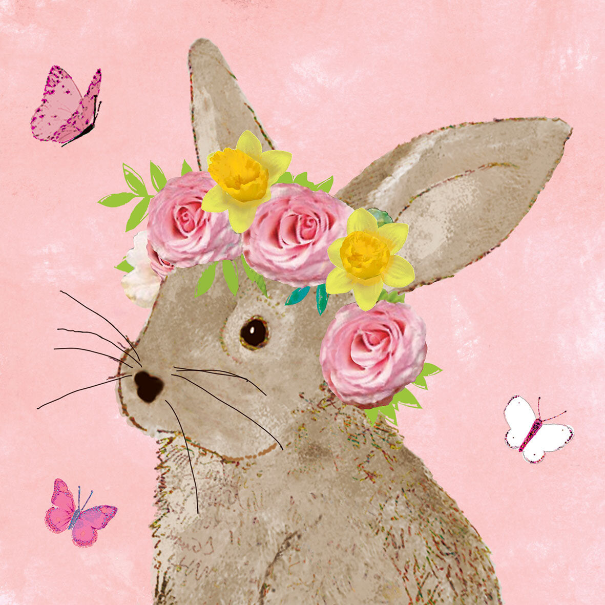 Häschen Rosa Cocktail Servietten