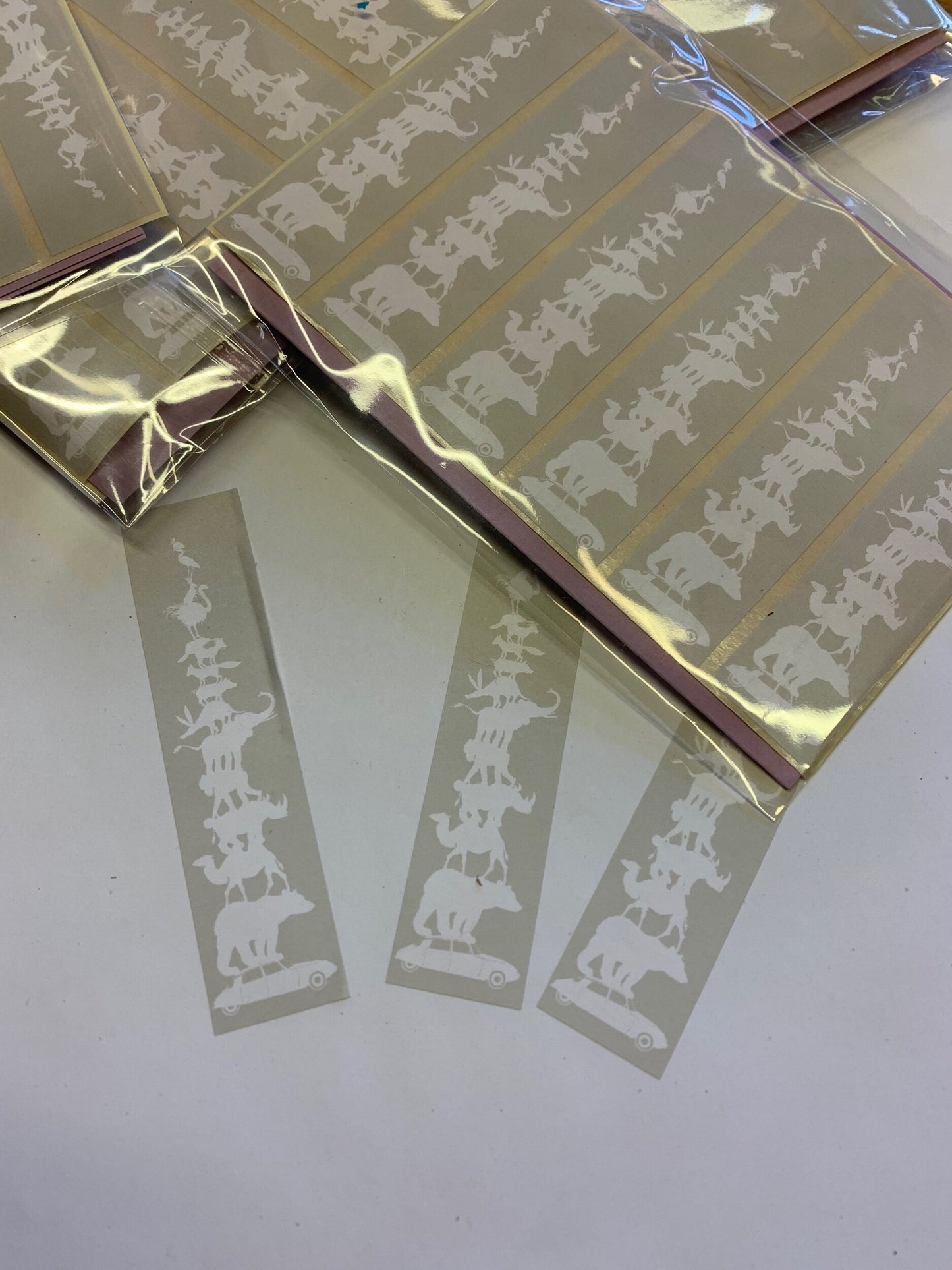 Wilde Tiere Aufkleber