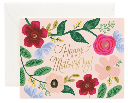 Happy Mother`s Day ! Blumen Karte