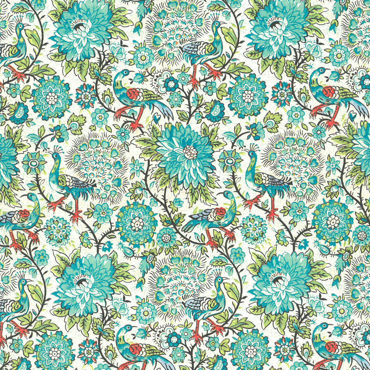 Phantasie Vogel Türkis Servietten