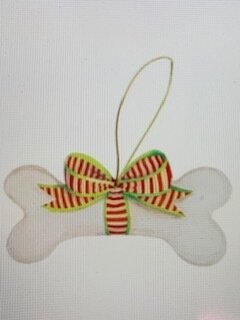 Geschenkanhänger Knochen