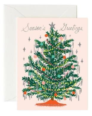 Weihnachtsbaum-Karte Seasons