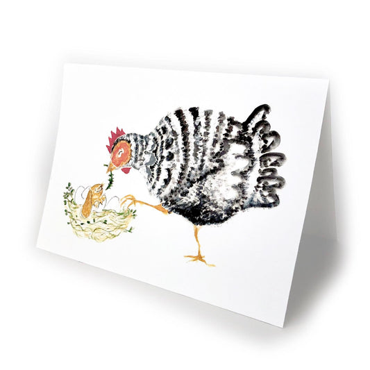 Hühnerliebe Karte