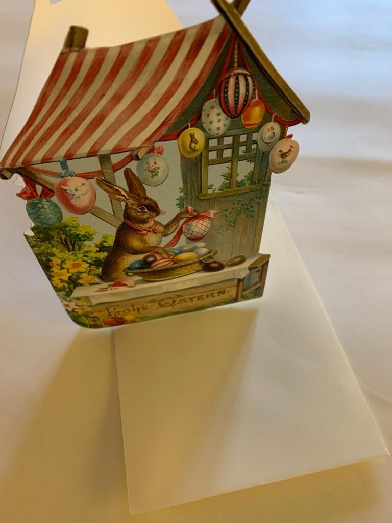 Frohe Ostern Osterladen Karte