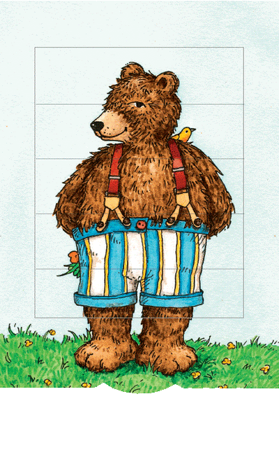 Lebende Karte, Bärenblumenstrauss