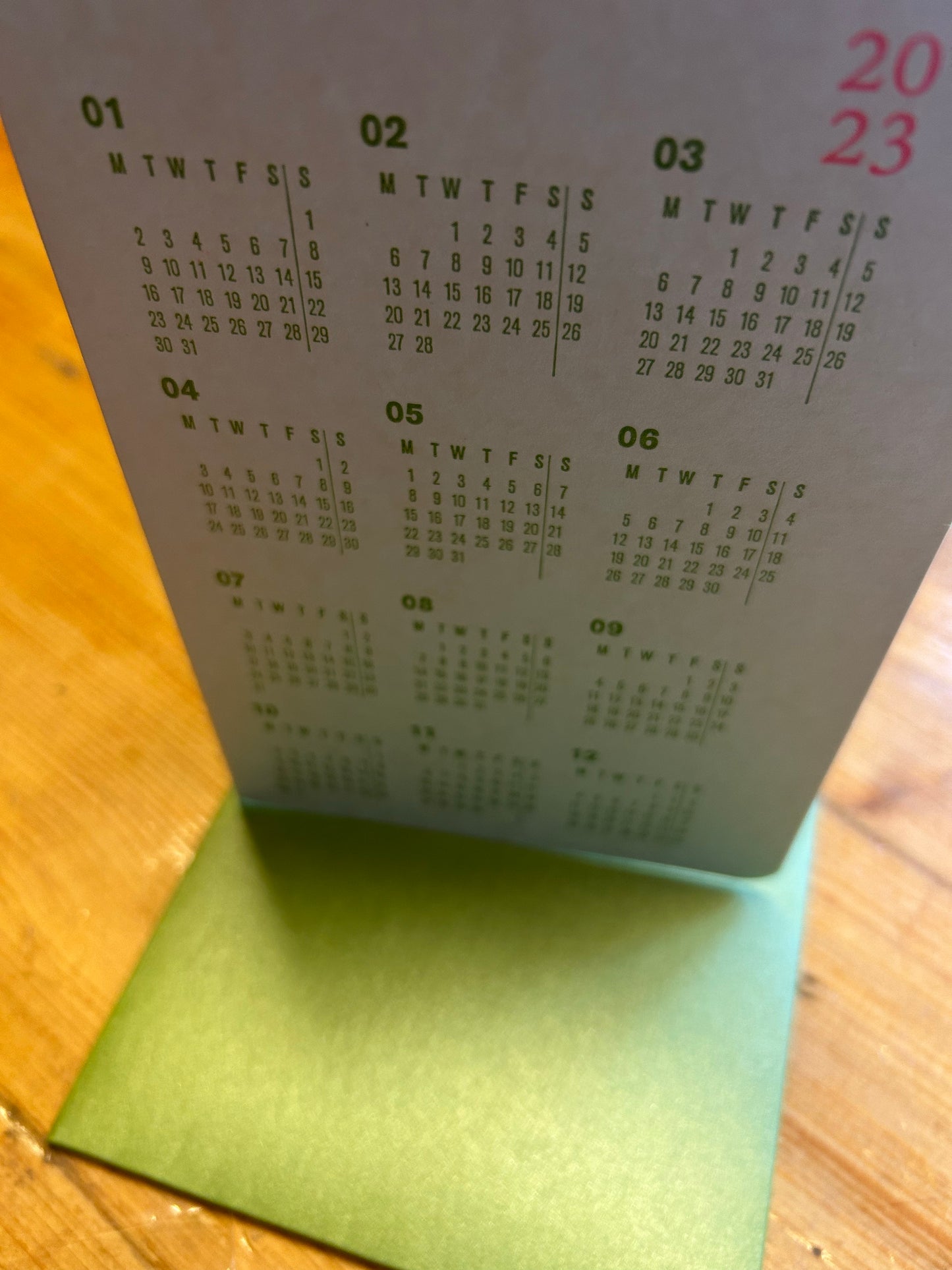 Kalender Karte Salbei