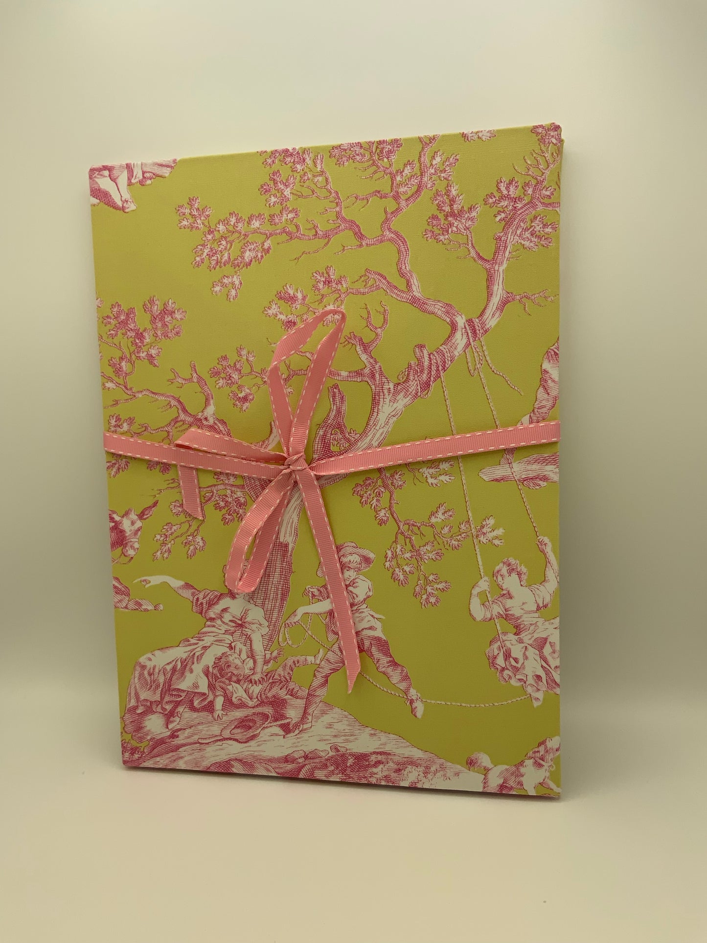 Leporello A4, Toile de Jouy