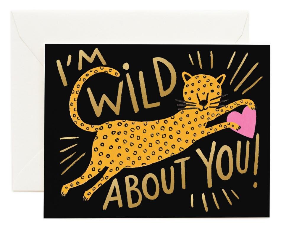 I'm wild about you! Leo Karte