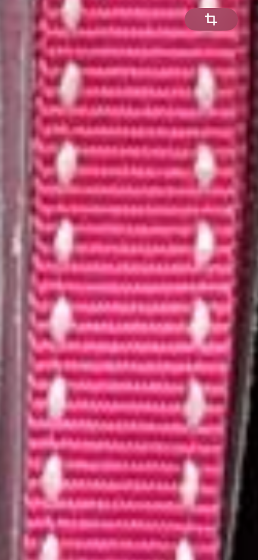 SattelstichBand,Neu Dehli, pink weiß, je 2 m