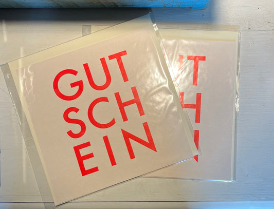 Gutschein Karte Quadratisch