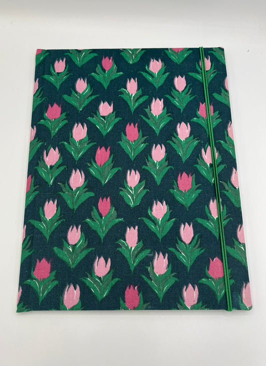 Tulpen Mappe mit Gummiband