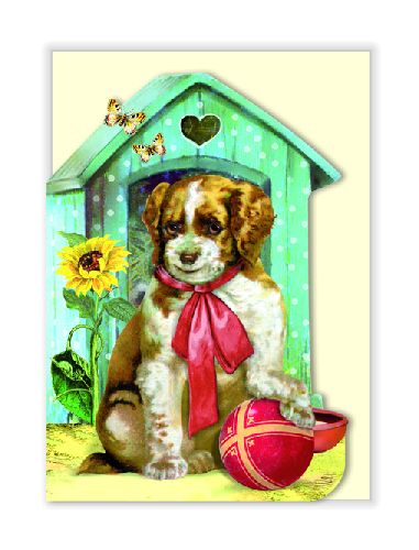 Hunde DIECut Karte