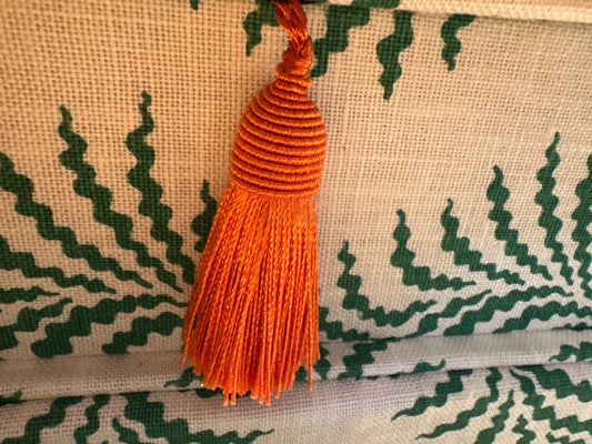 Soane Britain, Farn, Schachtel A6,handgedruckter Stoff