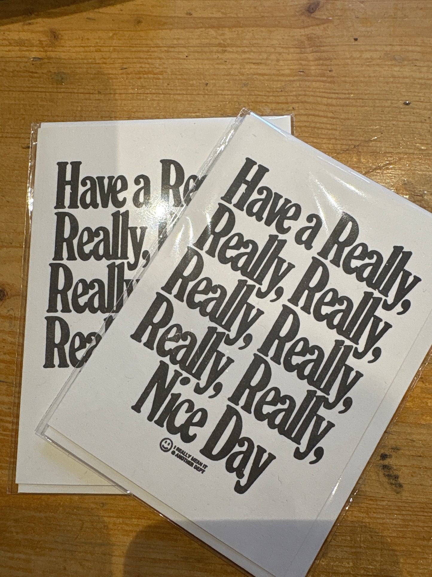 Have a Really, Really
