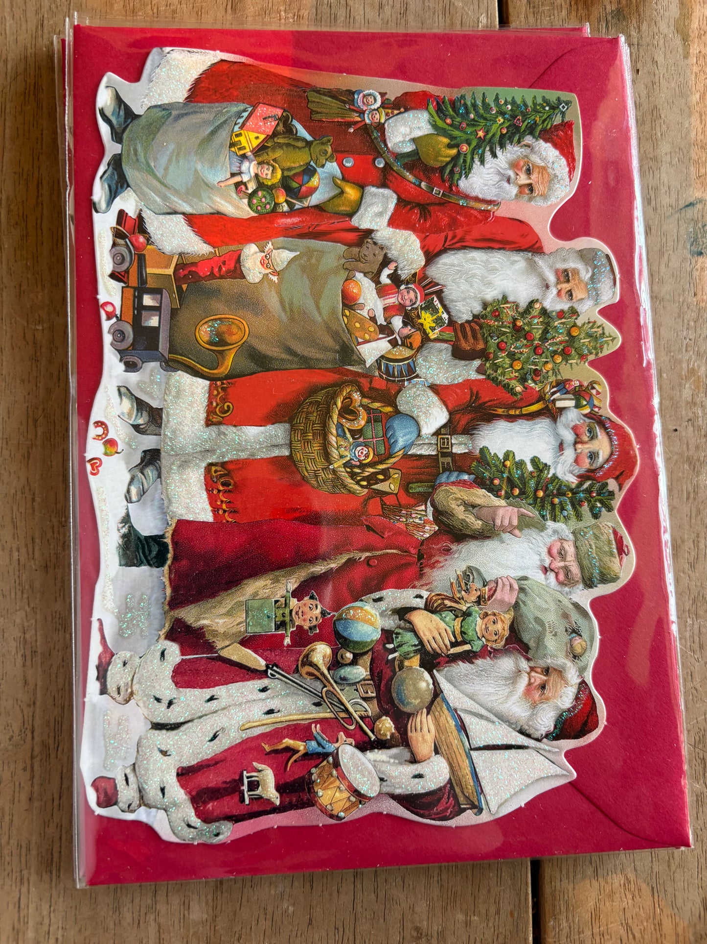 Ausgestanzte Nikolaus Karte