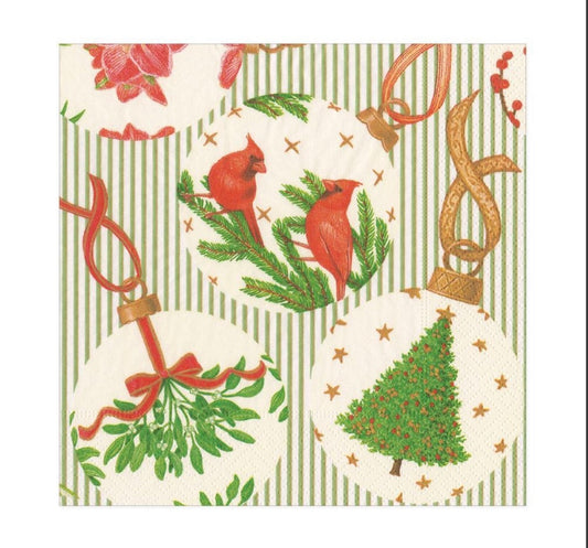 Weihnachtskugel Servietten, Lunch Size