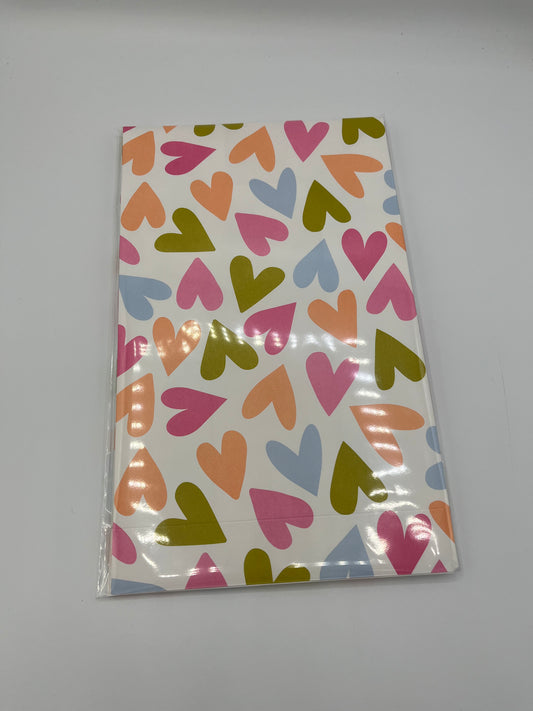 5 Herztüten,Tüten mit Boden A5