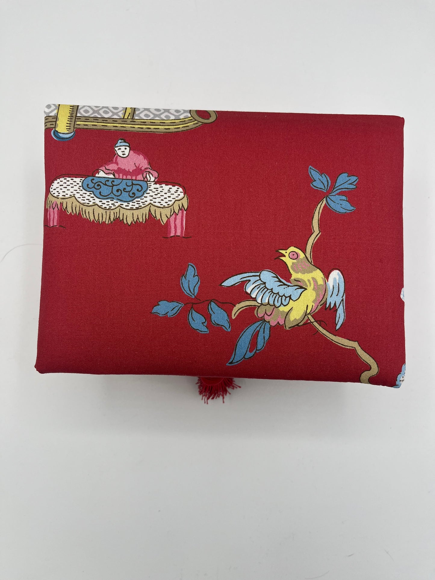 Toile de Jouy Schachtel A6 rot